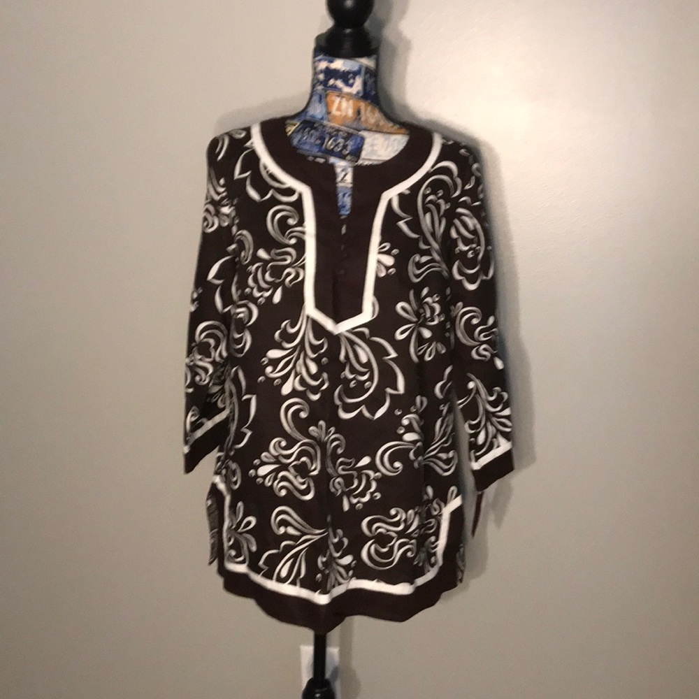 Gorgeous linen plus size top